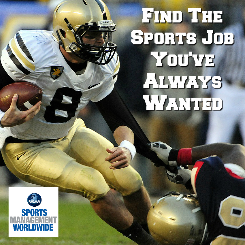 find sports jobs sports management worldwide