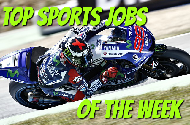 top sports jobs of the week