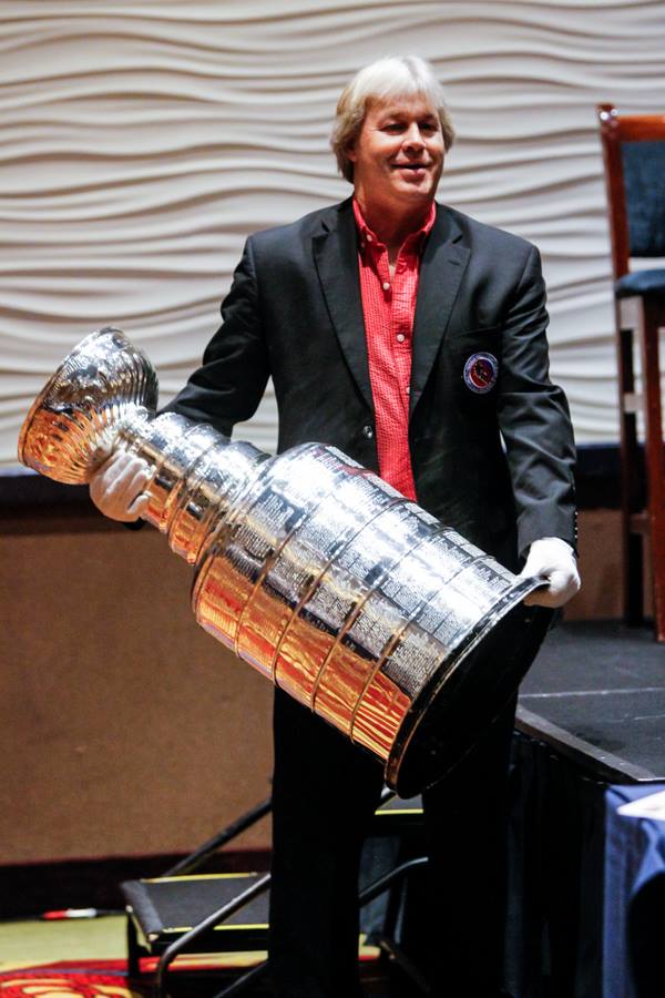 stanley cup makes an appearance at NHL Career Conference