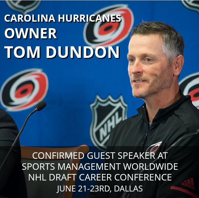 Carolina Hurricanes Owner Tom Dundon to speak at SMWW NHL Career Conference